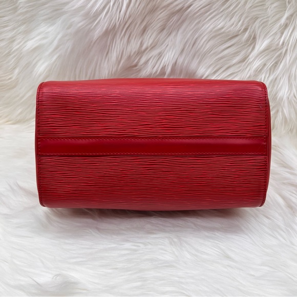 LOUIS VUITTON EPI RED SPEEDY 30 - Picture 14 of 16